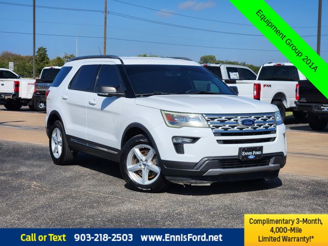 Oxford White 2019 Ford Explorer SUV / Crossover Front-Wheel Drive 6-Speed Automatic