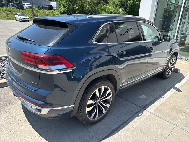 2023 Volkswagen Atlas Cross Sport 3.6L V6 SEL Premium R-Line Blue at Sutliff Volkswagen