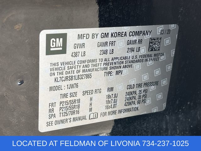 Used 2020 Chevrolet Trax For Sale in Livonia, MI