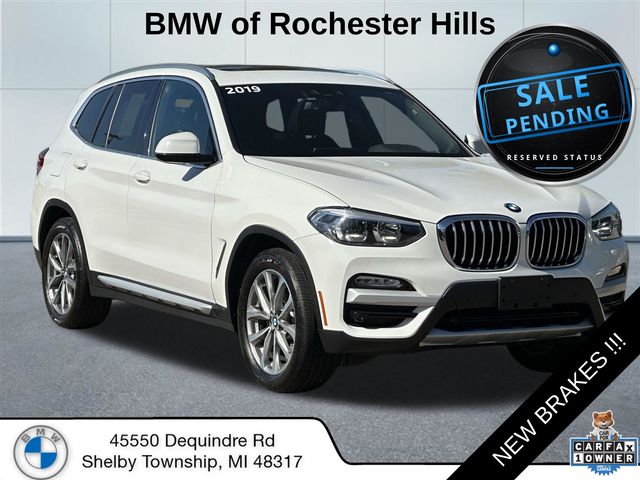 Alpine White 2019 BMW X3 SUV / Crossover All-Wheel Drive 8-Speed Automatic