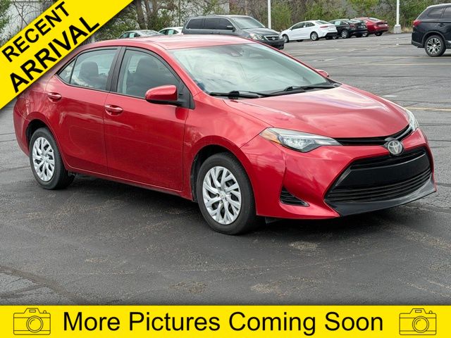 Barcelona Red Metallic 2018 Toyota Corolla LE Sedan Front-Wheel Drive Continuously Variable Transmission