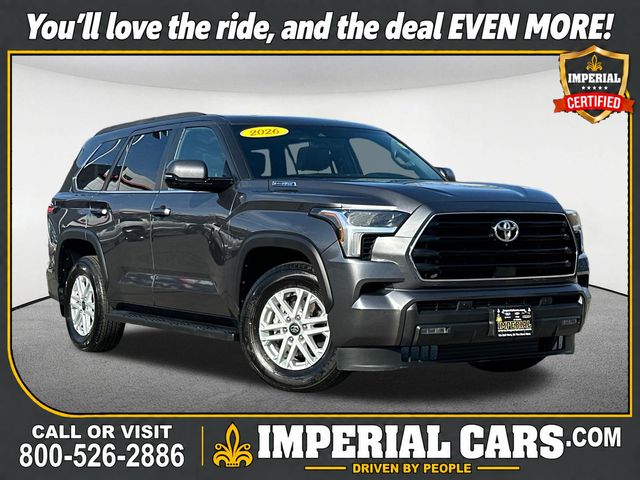 Magnetic Gray Metallic 2026 Toyota Sequoia SUV / Crossover Four-Wheel Drive Automatic