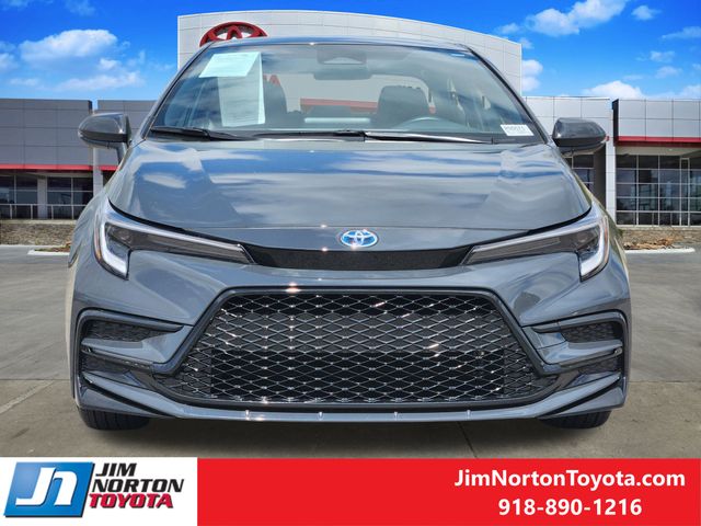 Used 2024 Toyota Corolla SE with VIN JTDBCMFE3R3054883 for sale in Tulsa, OK