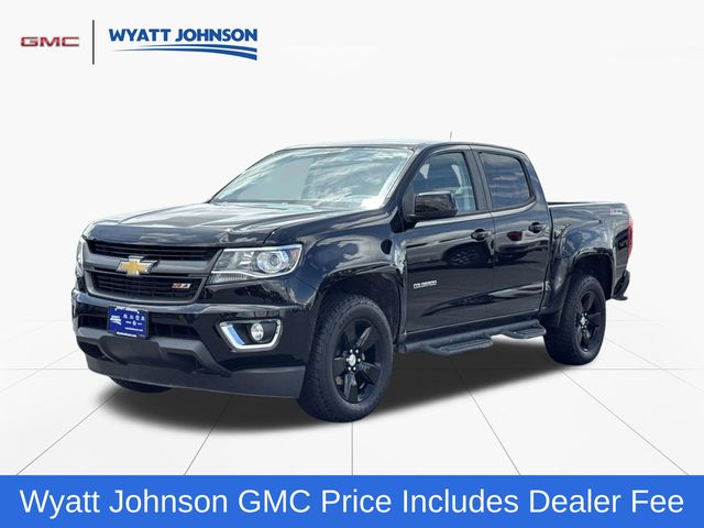 Black 2016 Chevrolet Colorado Z71 Crew Cab 4WD Pickup Truck Four-Wheel Drive 6-Speed Automatic
