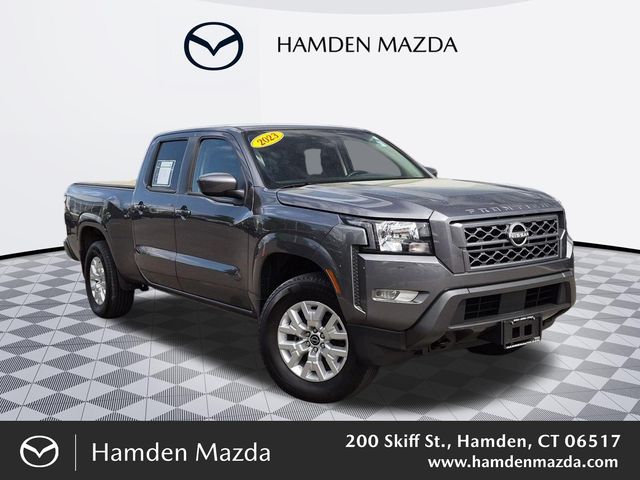 Gray (Gun Metallic) 2023 Nissan Frontier Pickup Truck Four-Wheel Drive 9-Speed Automatic