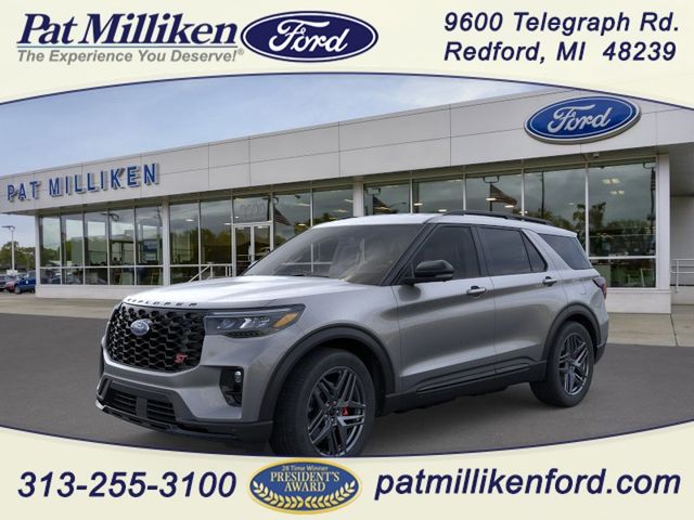 Carbonized Gray Metallic 2026 Ford Explorer ST AWD SUV / Crossover All-Wheel Drive Automatic