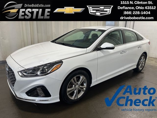 Quartz White Pearl 2018 Hyundai Sonata SEL FWD Sedan Front-Wheel Drive 6-Speed Automatic