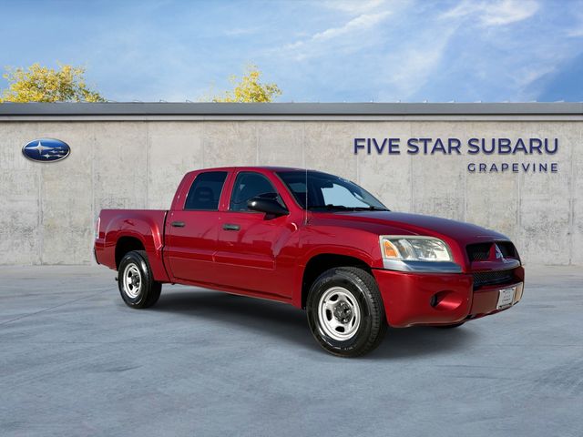 Lava Red Pearlcoat 2007 Mitsubishi Raider LS Pickup Truck Rear-Wheel Drive 4-Speed Automatic Overdrive