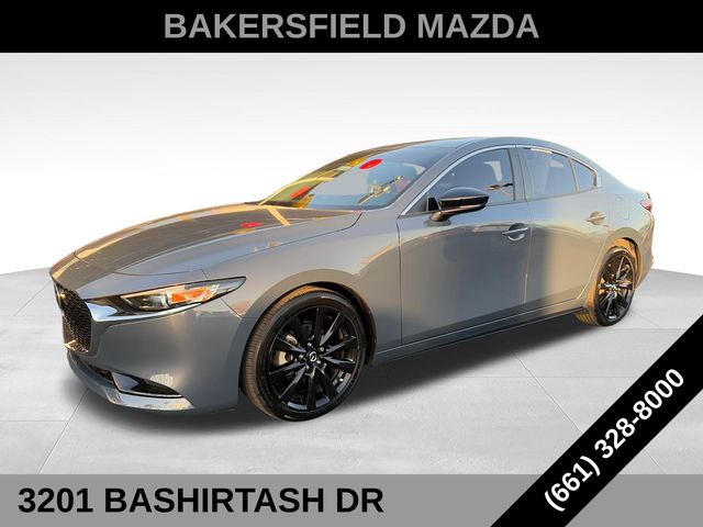 Polymetal Gray Metallic 2023 Mazda MAZDA3 2.5 S Carbon Edition Sedan FWD Sedan Front-Wheel Drive 6-Speed Automatic