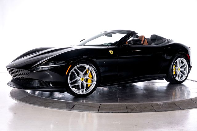 Nero 2024 Ferrari Roma Spider RWD Convertible Rear-Wheel Drive 8-Speed Manual