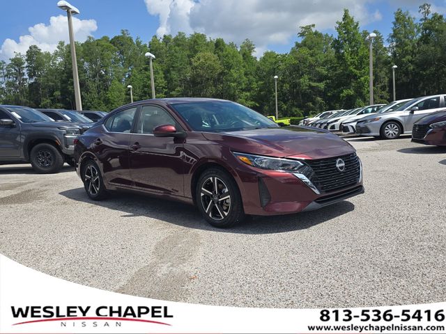 Rosewood Metallic 2024 Nissan Sentra SV FWD Sedan Front-Wheel Drive Continuously Variable Transmission