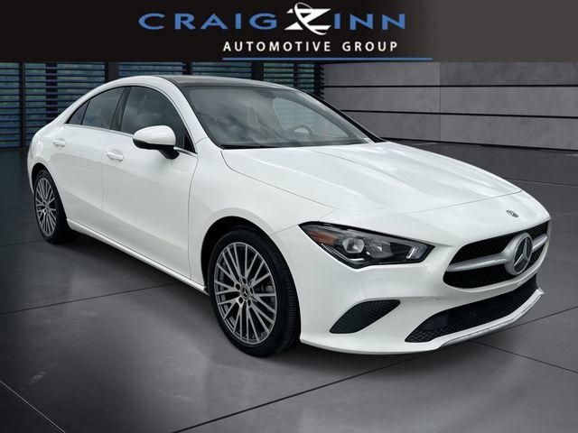 Polar White 2020 Mercedes-Benz CLA 250 FWD Coupe Front-Wheel Drive 7-Speed Automatic