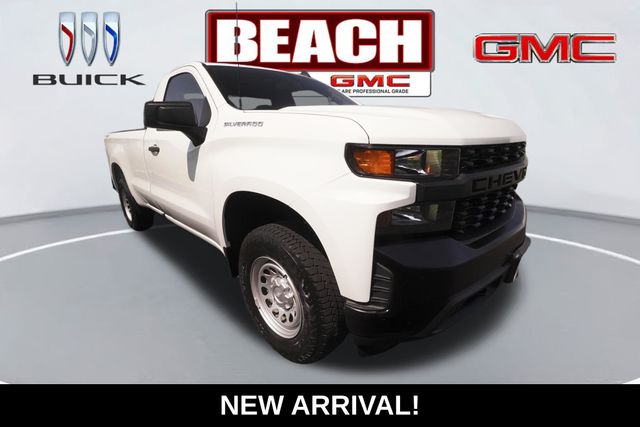 Summit White 2020 Chevrolet Silverado 1500 Pickup Truck Four-Wheel Drive 6-Speed Automatic Overdrive