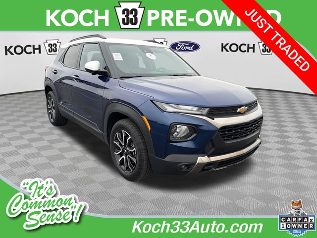 Blue Glow Metallic 2023 Chevrolet Trailblazer ACTIV FWD SUV / Crossover Front-Wheel Drive Continuously Variable Transmission