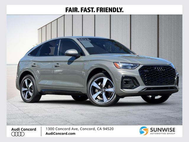 Chronos Gray Metallic 2023 Audi Q5 Sportback Sedan All-Wheel Drive Automatic