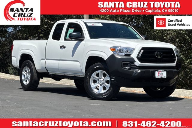 White 2022 Toyota Tacoma Pickup Truck 4X2 6-Speed Automatic