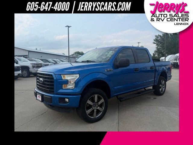 Blue Flame Metallic 2016 Ford F-150 Pickup Truck Four-Wheel Drive 6-Speed Automatic
