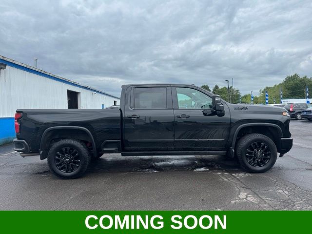 Black 2025 Chevrolet Silverado 3500HD Pickup Truck Four-Wheel Drive Automatic