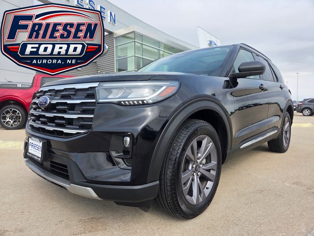 Agate Black Metallic 2025 Ford Explorer SUV / Crossover All-Wheel Drive Automatic