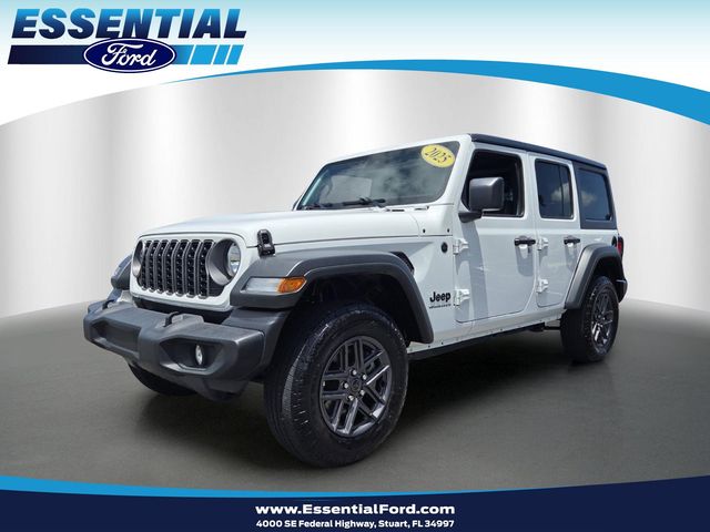 Bright White Clearcoat 2025 Jeep Wrangler SUV / Crossover Four-Wheel Drive Automatic