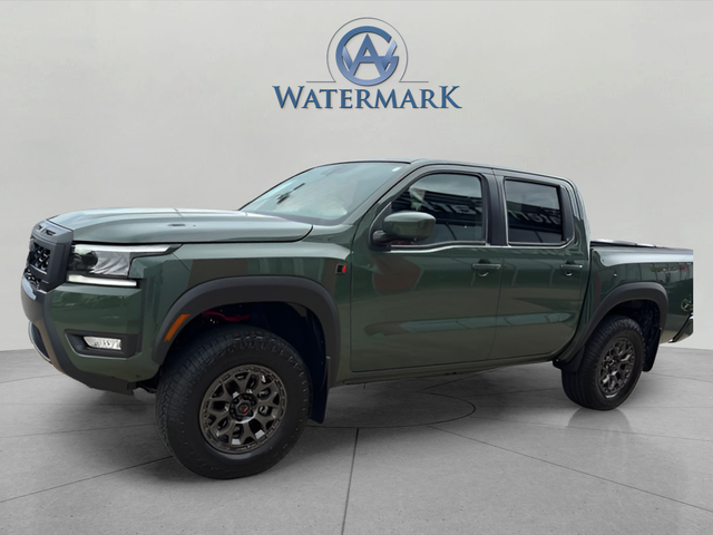 Tactical Green Metallic 2026 Nissan Frontier Pickup Truck Four-Wheel Drive 9-Speed Automatic Overdrive