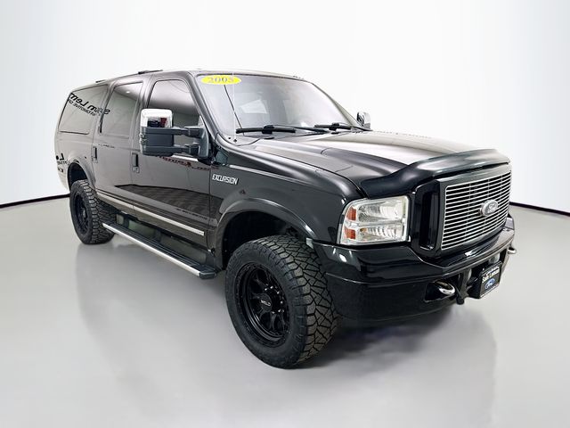 Black 2005 Ford Excursion Limited 4WD SUV / Crossover Four-Wheel Drive 5-Speed Automatic Overdrive