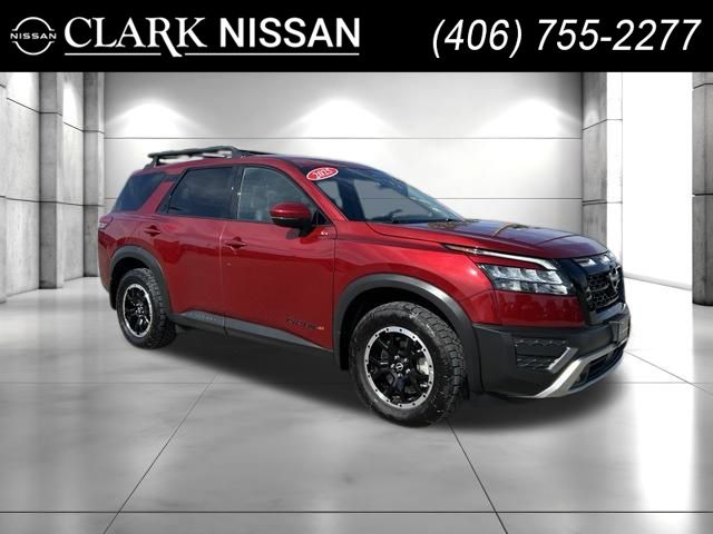 Red (Scarlet Ember Tintcoat) 2025 Nissan Pathfinder SUV / Crossover All-Wheel Drive 9-Speed Automatic