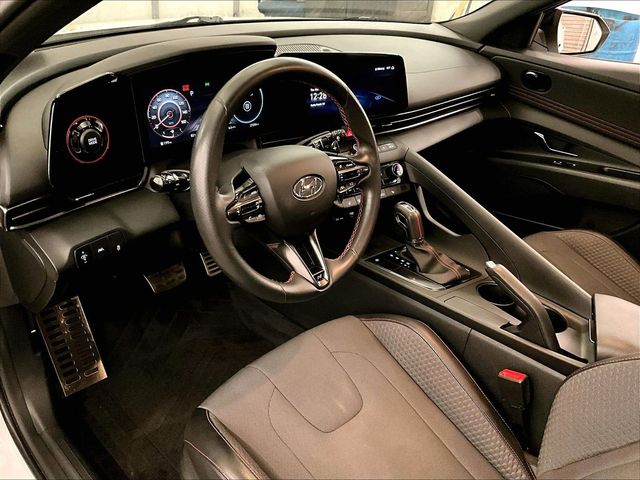 2023 Hyundai Elantra N Line White at Klick Lewis Buick Chevrolet