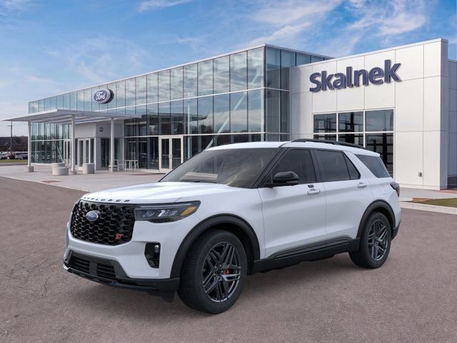 Space White Metallic 2026 Ford Explorer ST AWD SUV / Crossover All-Wheel Drive Automatic