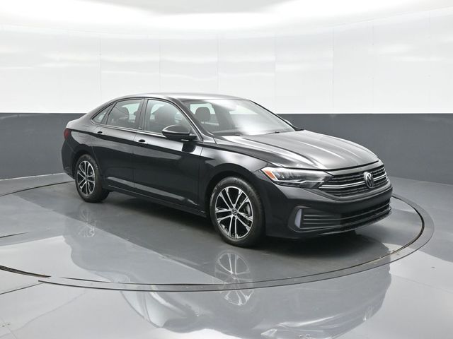 Deep Black Pearl 2024 Volkswagen Jetta Sedan Front-Wheel Drive 8-Speed Automatic