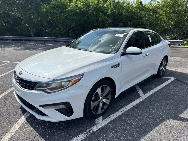 Snow White Pearl 2019 Kia Optima Sedan Front-Wheel Drive 6-Speed Automatic