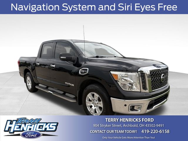 Gray (Magnetic Black) 2017 Nissan Titan Pickup Truck 4X2 7-Speed Automatic