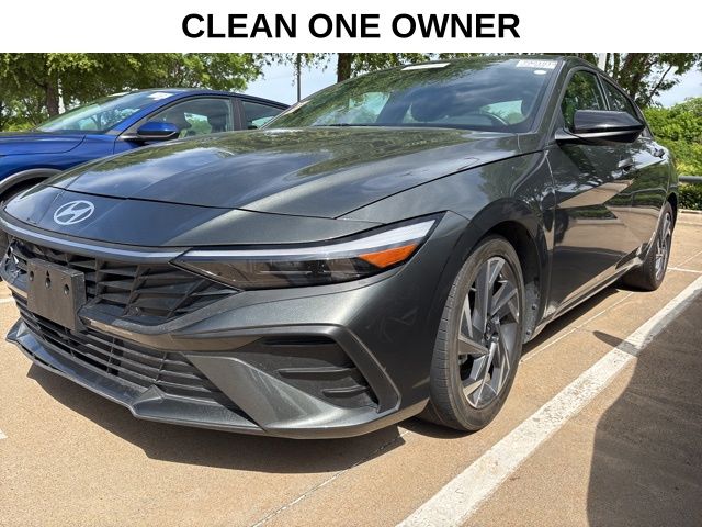 Amazon Gray 2025 Hyundai Elantra SEL Sport FWD Sedan Front-Wheel Drive Continuously Variable Transmission