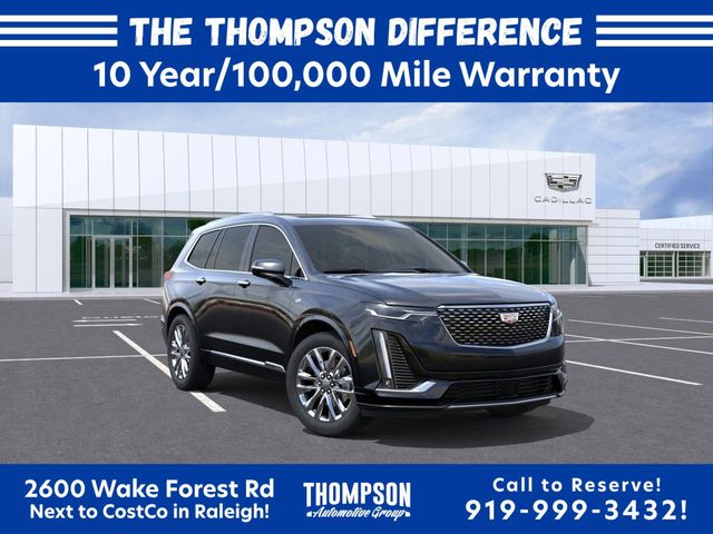 Black Metallic 2025 Cadillac XT6 Premium Luxury FWD SUV / Crossover Front-Wheel Drive 9-Speed Automatic