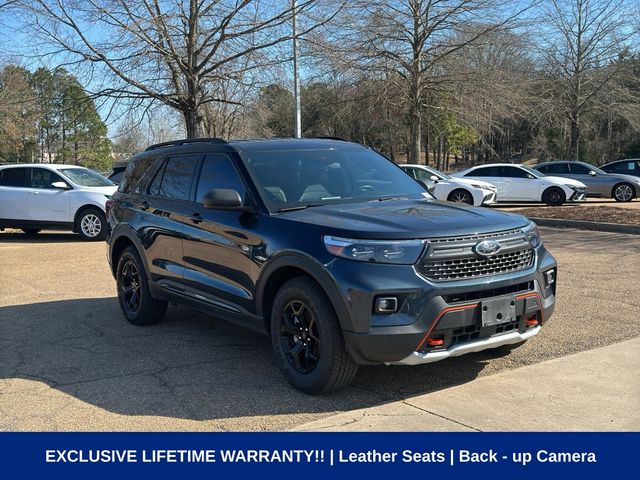 Blue Metallic 2023 Ford Explorer Timberline AWD SUV / Crossover All-Wheel Drive Automatic