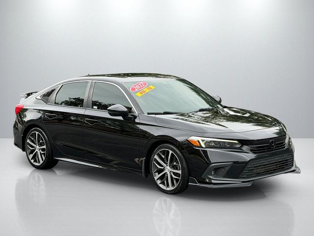 Crystal Black Pearl 2022 Honda Civic Sedan Front-Wheel Drive Continuously Variable Transmission