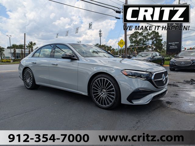 MANUFAKTUR Alpine Gray 2026 Mercedes-Benz E-Class Sedan Rear-Wheel Drive 9-Speed Automatic