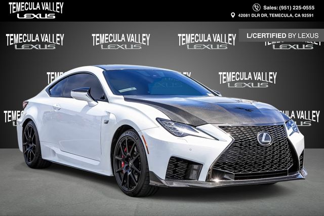 Ultra White 2024 Lexus RC F Track Edition RWD Coupe Rear-Wheel Drive 8-Speed Dual Clutch