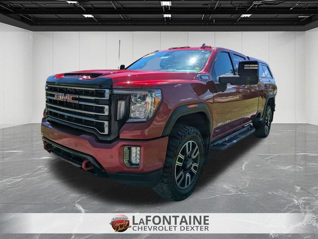 Cayenne Red Tintcoat 2022 GMC Sierra 2500HD AT4 Crew Cab 4WD Pickup Truck Four-Wheel Drive Automatic