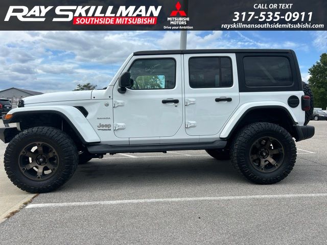 Used 2019 White Jeep Unlimited Sahara image 25