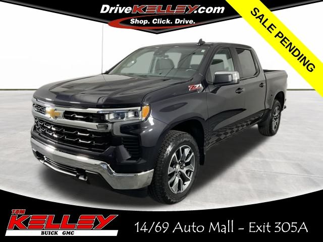 Dark Ash Metallic 2023 Chevrolet Silverado 1500 LT Crew Cab 4WD Pickup Truck Four-Wheel Drive Automatic