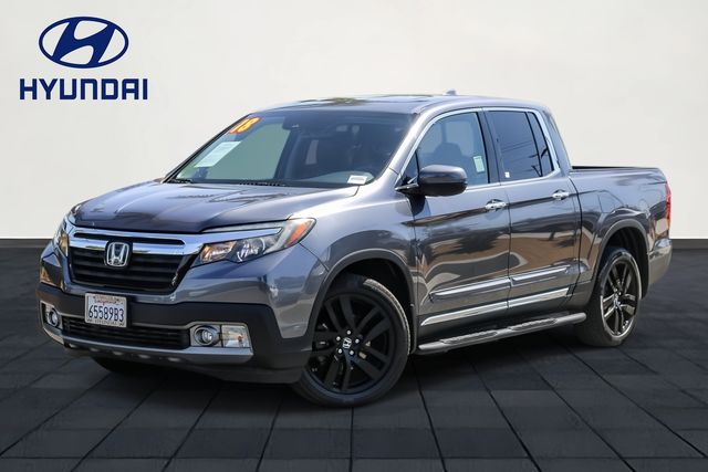 Gray 2018 Honda Ridgeline Pickup Truck All-Wheel Drive 6-Speed Automatic