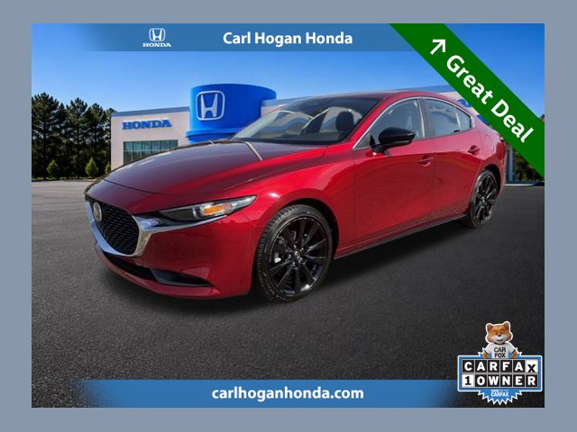 Red Crystal 2024 Mazda MAZDA3 Sedan Front-Wheel Drive 6-Speed Automatic