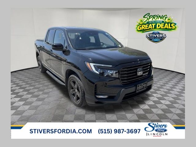 Crystal Black Pearl 2023 Honda Ridgeline Black Edition AWD Pickup Truck All-Wheel Drive 9-Speed Automatic