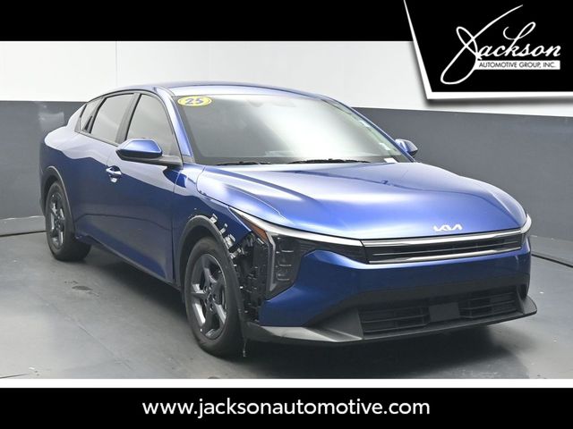 Deep Sea Blue 2025 Kia K4 LXS FWD Sedan Front-Wheel Drive Continuously Variable Transmission