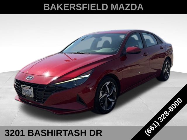 Ultimate Red 2023 Hyundai Elantra Sedan Front-Wheel Drive Continuously Variable Transmission