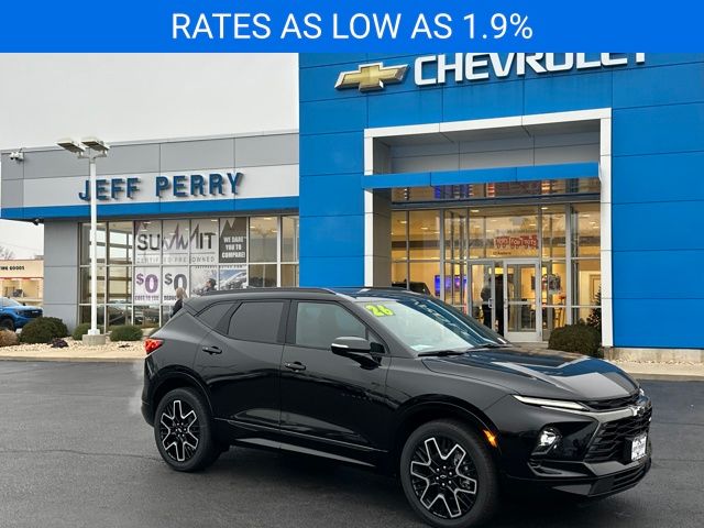 Black 2026 Chevrolet Blazer RS AWD SUV / Crossover All-Wheel Drive 9-Speed Automatic Overdrive