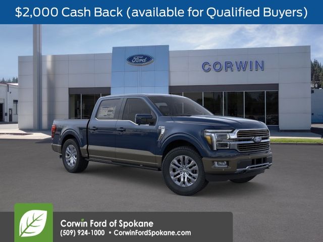 Antimatter Blue Metallic 2026 Ford F-150 Pickup Truck Four-Wheel Drive Automatic