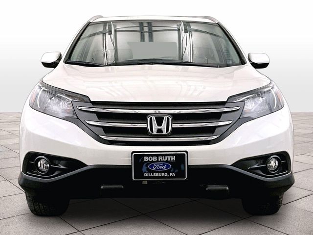 2014 Honda CR-V EX-L White at Phil Fitts Ford