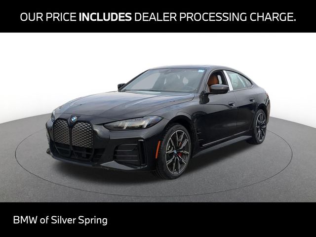 Black Sapphire Metallic 2026 BMW i4 eDrive40 Gran Coupe FWD Sedan Rear-Wheel Drive Automatic